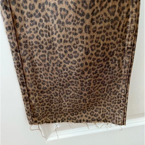 RE/DONE 70S BOOTCUT LEOPARD TWILL JEAN NWT - Picture 5 of 16